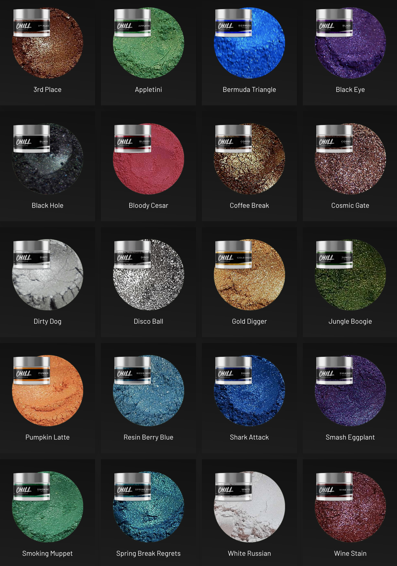 Metallic Mica Powder Pigments
